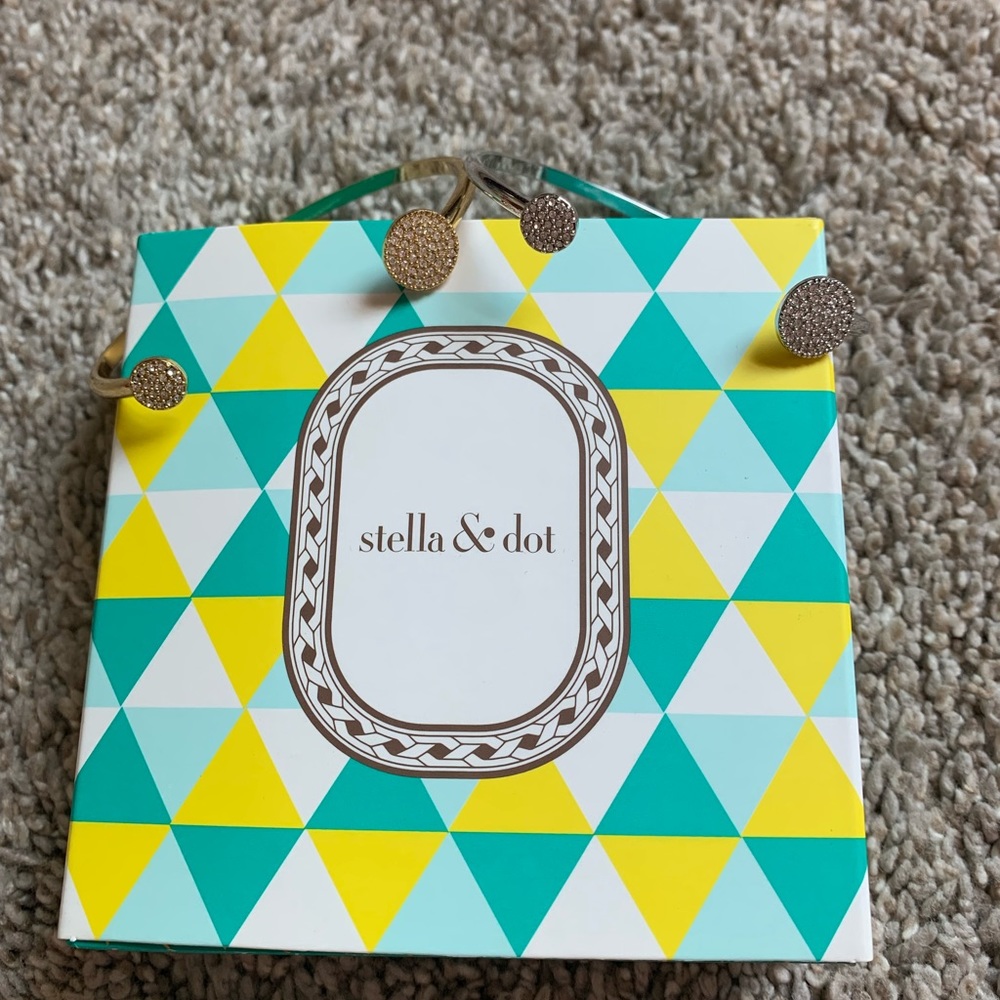 Stella and Dot pave cuff bracelets